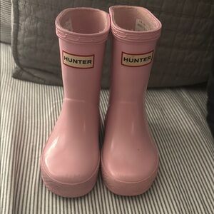Hunter Pink Rain Boots size 7